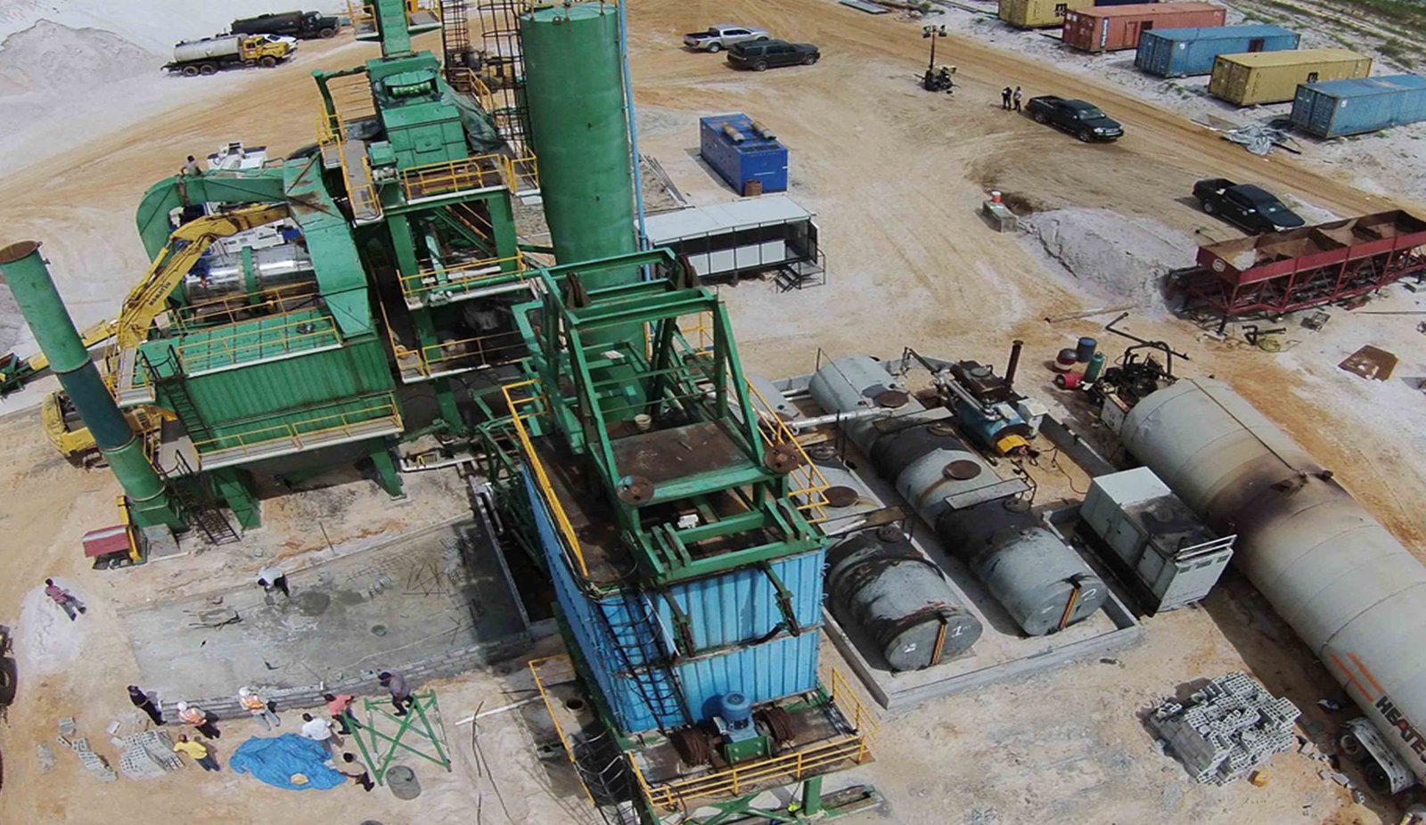Asphalt batching plant