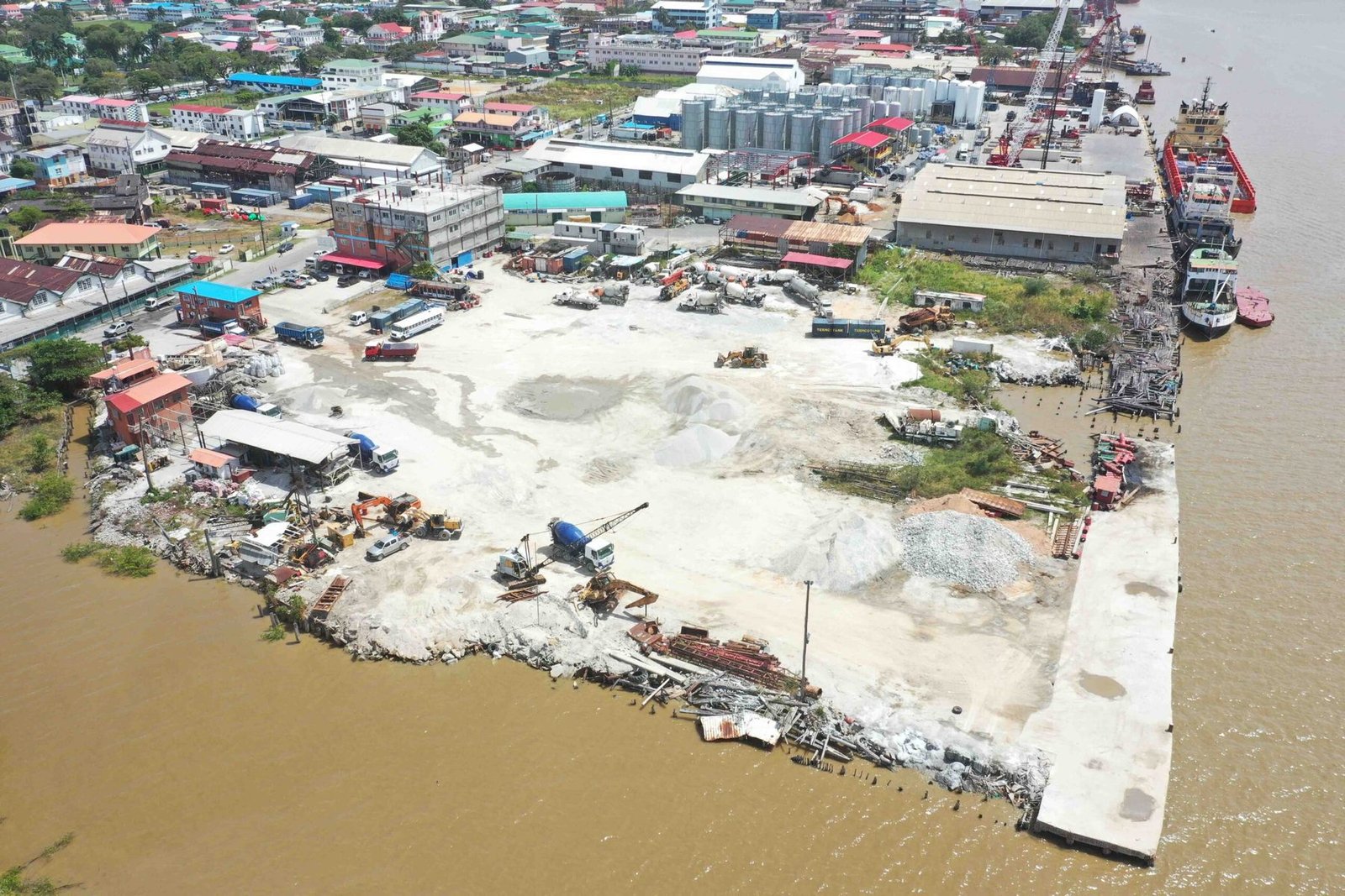 Aerial view over Guyana